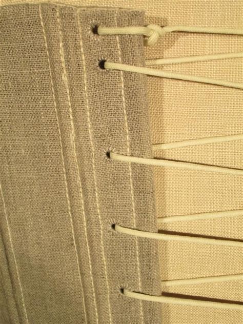 Custom Th Century Linen Stays Hand Sewn Etsy Hand Sewing Th