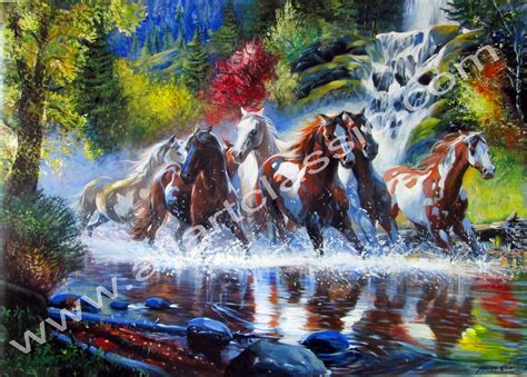 Wild Horses Running Painting At Explore Collection