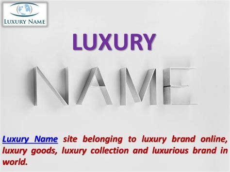 Luxury Name Brands Online