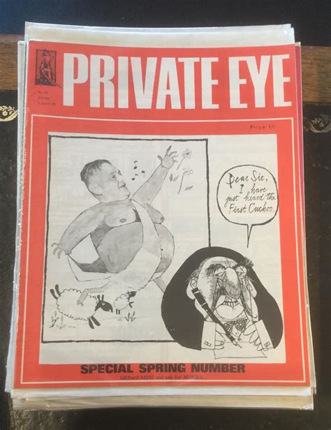Private Eye Magazine No60 Fine Soft Cover 1964 1st Edition The