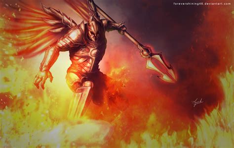 Imperius In Fire Diablo Iii Fanart By Azaggon On Deviantart