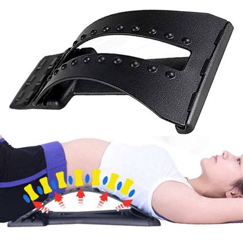 Back Arch Massage Stretcher Lower Back Stretcher Relax Lumbar Support Device Ebay