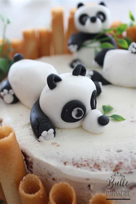 Tuto Panda en Pâte à Sucre Décor Gâteau d Anniversaire