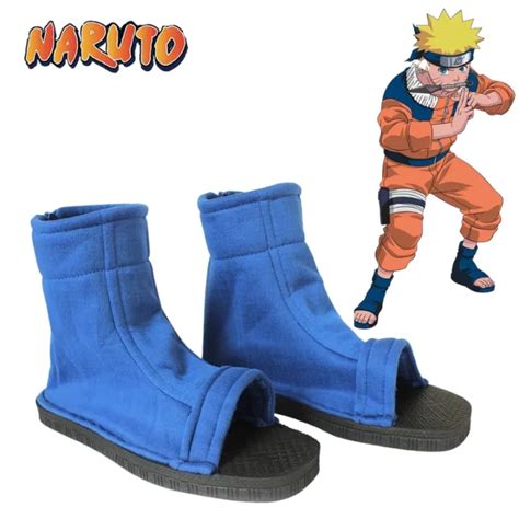 1pair Ninja Shoes Boots For Naruto Akatsuki Sandals Boots Uzumaki