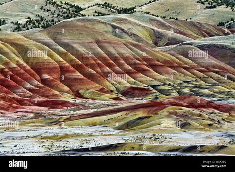 Painted Hills John Day Fossil Beds National Monument Mitchell Oregon