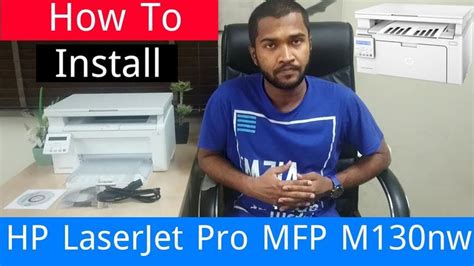 Now, follow the instructions until you see the list of all available wireless networks nearby. How To Install HP LaserJet Pro MFP M130nw | Bangla Tutorial | Installation, Tutorial, Pro