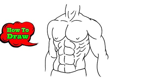 How To Draw Abs For Beginners Sixpack Drawing How To Draw Muscles