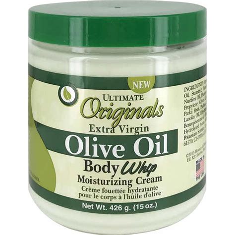 Africas Best Ultimate Organic Olive Oil Body Whip Cream 15 Oz