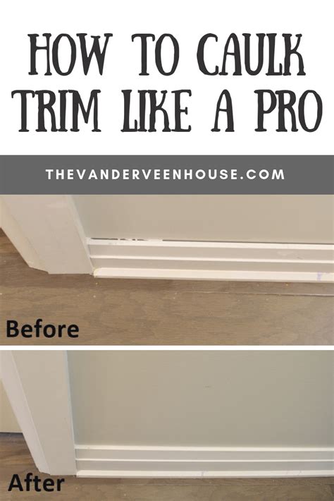 How To Caulk Trim Like A Pro If Youre Looking For Tips To Caulk Trim