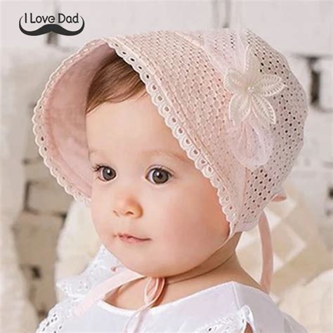 Buy Spring Cap Summer Princess Hollow Newborn Baby