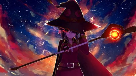 Megumin Arch Wizard Animated Wallpaper Youtube