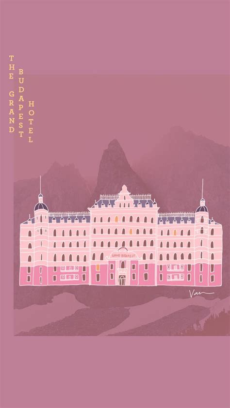 The Grand Budapest Hotel 배경화면 포스터 디자인 호텔