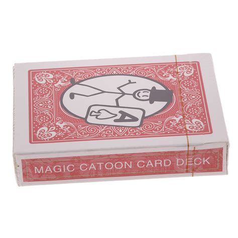magic prop tricks cartoon deck pack playing cards animation prediction toys need and wish