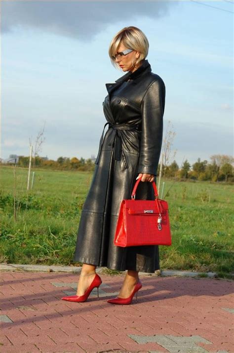 Pinterest Long Leather Coat Black Leather Coat Long Coat Women