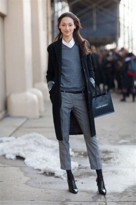 Shades Of Grey Women Office Wear Ideas Looks Street Style Autumn