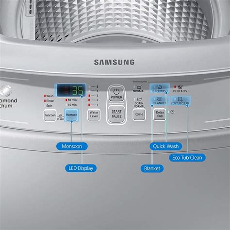 All of the online reviews for samsung washing machines were good at the time that we were in the process of making a buying decision. Samsung 6.2 kg Fully-Automatic Top load Washing Machine ...