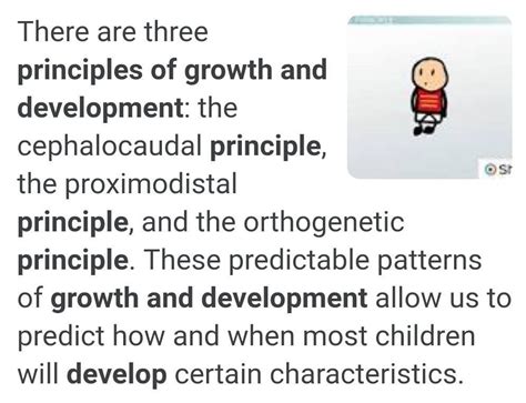 What Are The General Principles Of Growth And Development