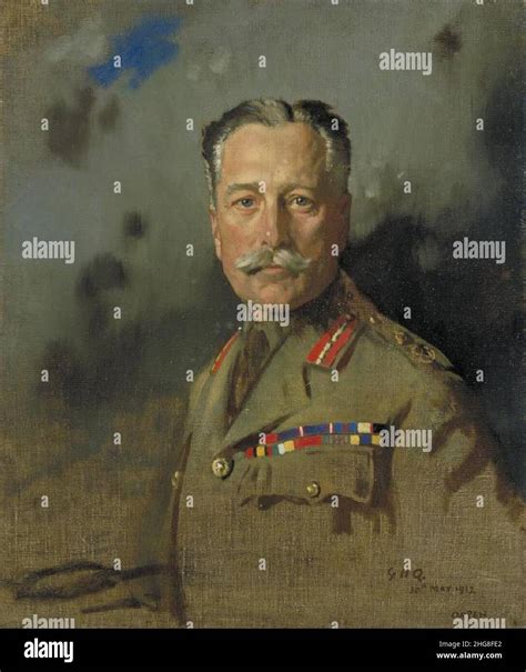 Sir Douglas Haig Portrait Stock Photo Alamy