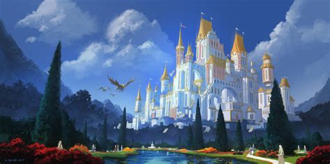 The Light Elves Castle From The Chronicles Of Leira In The Oriceran
