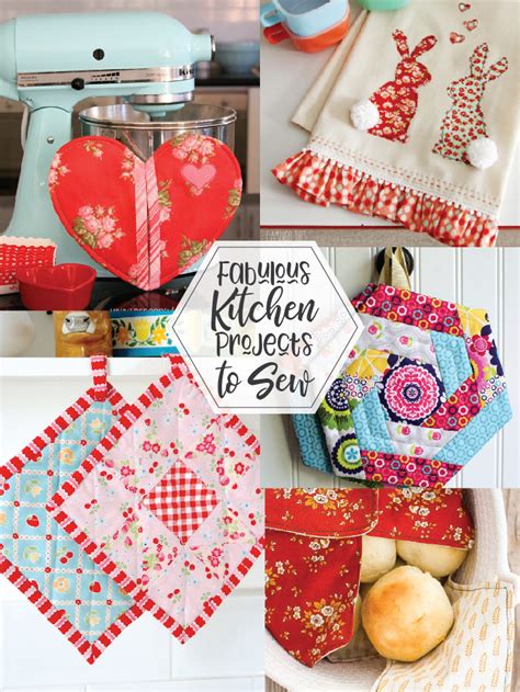 Fabulous Kitchen Projects To Sew Beginner Sewing Projects Easy
