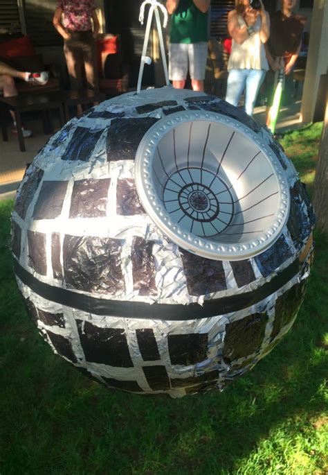 The first sign of a star's old age is a swelling and reddening of its outer regions. Easy DIY Star Wars Death Star Piñata