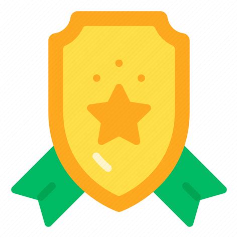 Badge Honor Medal Ribbon Shield Icon Download On Iconfinder