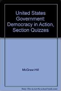 United States Government Democracy In Action Section Quizzes McGraw Hill