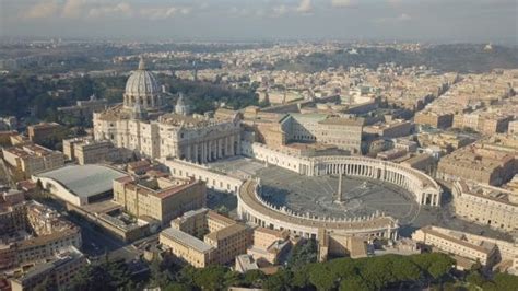 Aerial View Of Vatican City Stock Footage Videohive