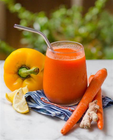carrot and bell pepper zinger juice plant craft