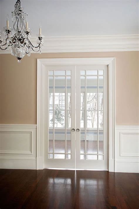 Thicker Door Molding W Plinths At The Bottom French Doors Interior