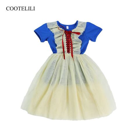Cootelili Summer Dress Girls Baby Girl Cake Lace Tutu Princess Dress