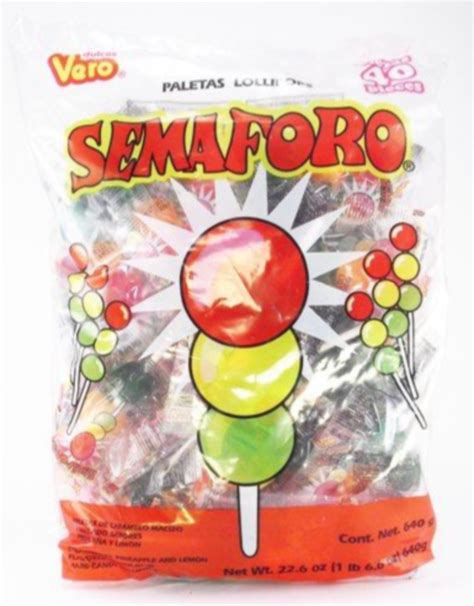 Vero Semaforo Lollipops 40 Ct La Kandies