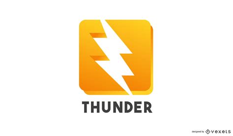 Thunder Logo Template Vector Download