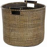 Round Woven Storage Baskets