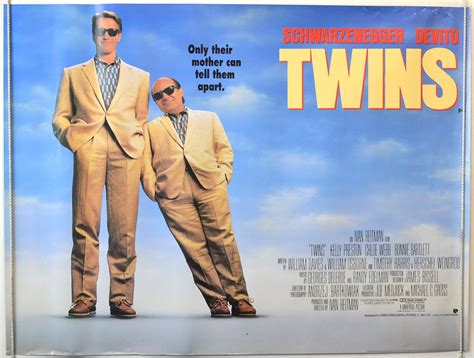 Twins Original Cinema Movie Poster From British Quad