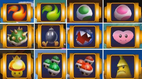 mario kart double dash all special items youtube