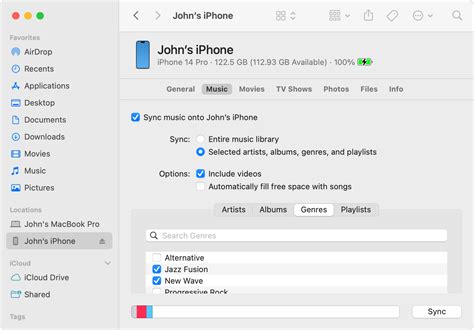 Use The Finder To Sync Your Iphone Ipad Or Ipod Touch With Your Mac