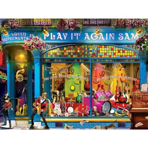 masterpieces® shopkeepers™ collection play it again sam jigsaw puzzle