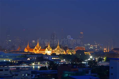 Wat Phra Kaew At Night Stock Photo Image Of Famous Palace 93553912