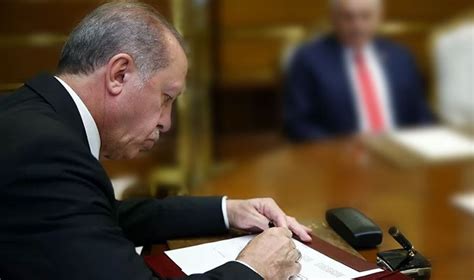 Erdoğan imzaladı Cumhurbaşkanlığı Atama Kararları Resmi Gazete de