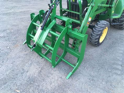 Mtl Attachments John Deere Compact Tractor 48 Rootrake Grapple Bucket