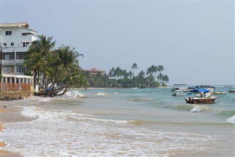 The Surf At Hikkaduwa Beach Sri Lanka Editorial Stock Photo Image Of