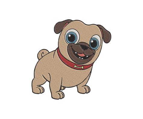 Puppy Dog Pals Rolly Filled 01 Embroidery Design Instant Download