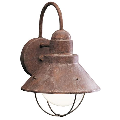Downlight & recessed placement tips. Kichler Outdoor Wall Light in Olde Brick Finish | 9022OB ...