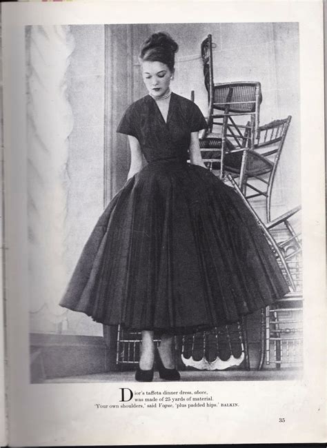Scan From Dior In Vogue 1947 The New Look Fashion Fashion Through The Decades Fashion History