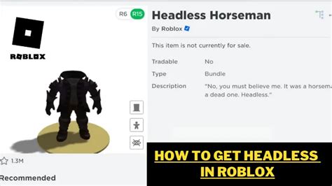 How To Get Headless In Roblox How Much Does It Cost