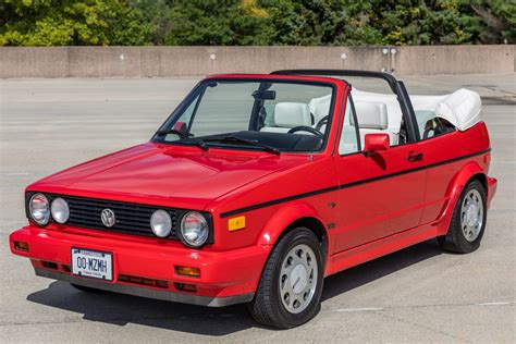 No Reserve 1993 Volkswagen Cabriolet Classic 5 Speed For Sale On Bat