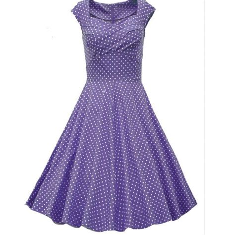 Dresses Purple Polka Dot Vintage Dress Poshmark