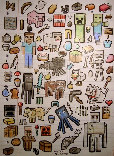 Minecraft Drawings by TheOceanOwl on deviantART ...