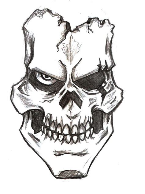 The outline of the skeleton of the head and crossed knuckles, it is also. 25+ unique Drawings ideas on Pinterest | Drawing ideas ...
